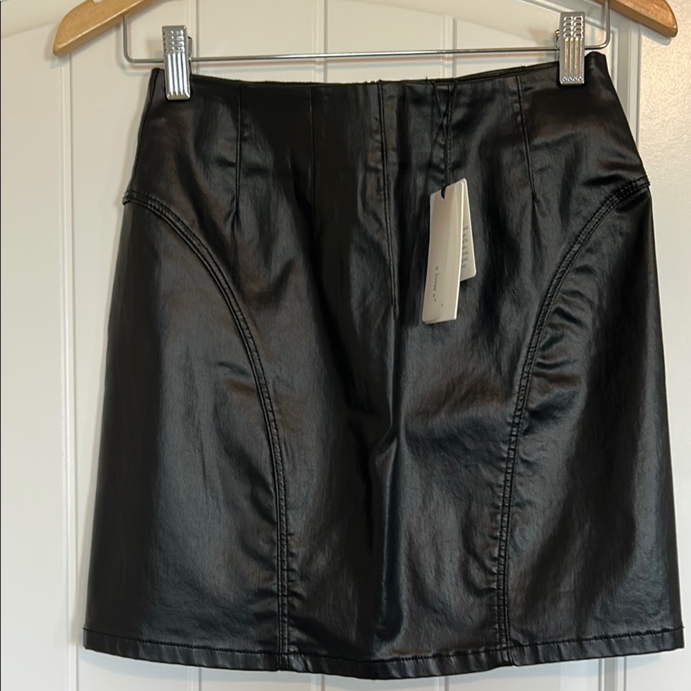 Black Mini Pencil Skirt for Work